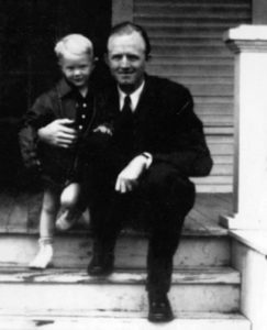 James Dobson Sr. with son Jimmie, James Dobson Jr.