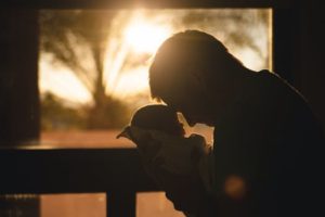 dad-and-baby-silhouette